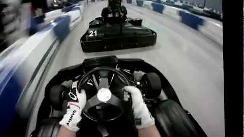 Dallas Montes and Johnny Leach Go Karting