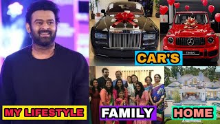 Prabhas LifeStyle \& Biography 2022 || Age, Cars, Family, House, Wife, Net Worth, Remuneration