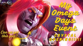 My Omega Days Crystal Opening!!! |MCOC|