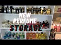 MY ENTIRE PERFUME COLLECTION 2022 | NEW PERFUME STORAGE/ ORGANISATION