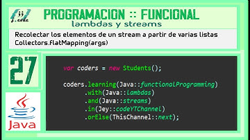 Programación FUNCIONAL en JAVA | COLLECTORS | Recolectar un STREAM con FLATMAPPING