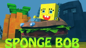 Minecraft | SPONGEBOB MOD Showcase! (Spongebob Mod, Custom Steves Mod, Animation Mod)