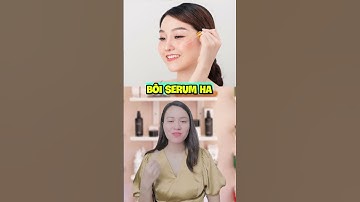 Cách bôi kem chống nắng sáng trưa #shorts #chamsocda #kemchongnang