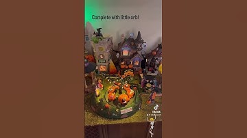Thumbnail of SpookyTown from my Lemax collection is finally up! 🎃 🧡 #spooky #spookytown #lemax #halloween #orb