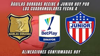 Aguilas Doradas recibirá a Junior por los Cuadrangulares | ALINEACIONES CONFIRMADAS Y LA PREVIA