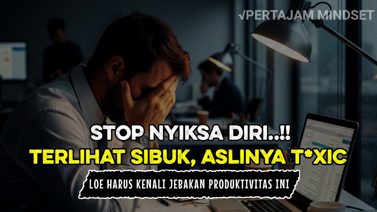 Jangan Jadi Produktif! Kalo cuma nyiksa diri. #selfimprovement 