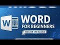 Microsoft Word for Beginners | Navigating the Interface, Creating & Formatting Documents