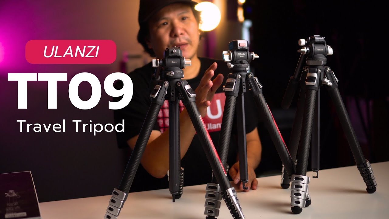 Ulanzi TT09 VideoGo Carbon Fiber Travel Tripod ขาตั้งกล้อง คาร์บอนแท้