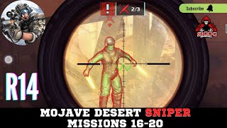 Sniper fury R14 Mojave Desert Sniper Mission 16-20 | Sniper Fury gameplay | Invincible Sigog