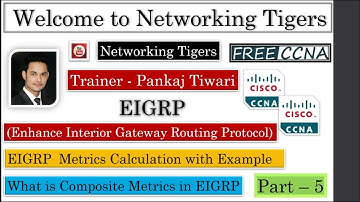 Free(NEW)CCNA|148 EIGRP Metric Calculation (Formula) | EIGRP Part-5 | CCNA200-301 Complete Course