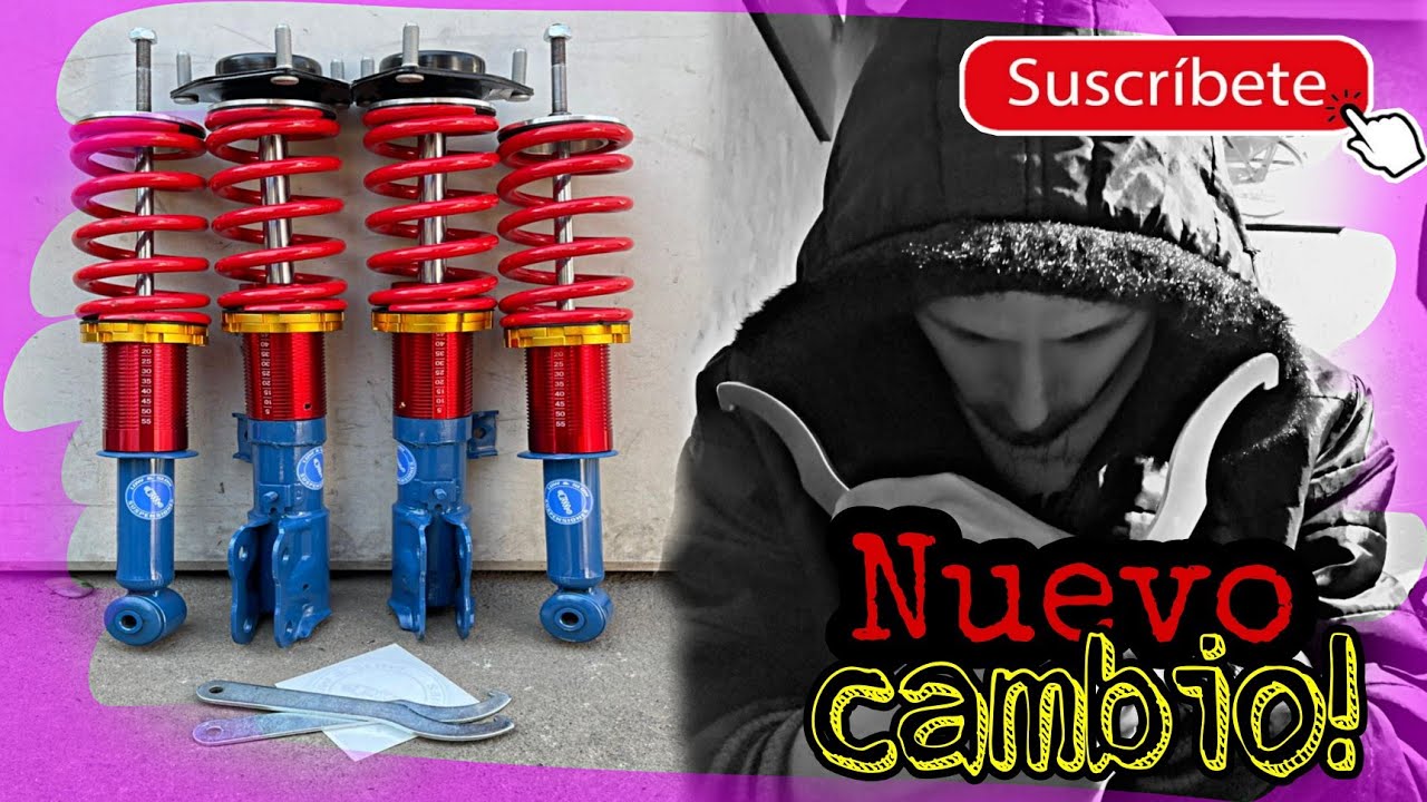 INSTALACIÓN DE SUSPENSIÓN COILOVERS AL MITSUBISHI LANCER MENTA YouTube