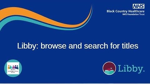 Libby - Browse and search for titles