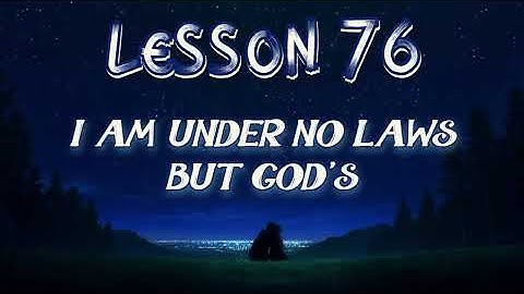 Lesson 76 | Daily Guided Meditations | A Course In Miracles Workbook for Students