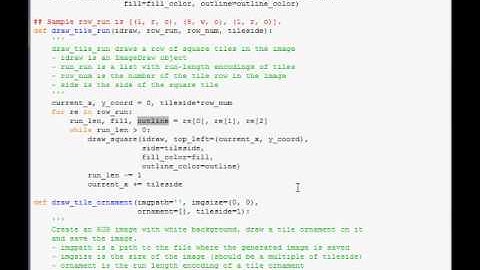 Python: Drawing Tile Ornaments with PIL (Part 02)