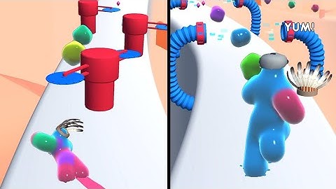 Blob Runner 3D- All levels Gameplay (Level 25-26)