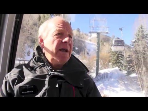 In the gondola with Telluride CEO Bill Jensen