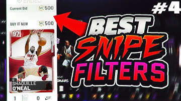 THE SECRET TO MAKING 100K IN AN HOUR!! 4 AMAZING SNIPE FILTERS THAT MAKE TONS OF MT NBA 2K19