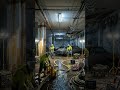 Flooded Underground Parking Lott turn into a Neon Hypercar Garage