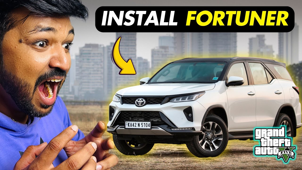 HOW TO INSTALL TOYOTA FORTUNER IN GTA 5 2024 | Hindi ASH OP