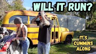 Cummins Diesel for the GMC Short Bus. WILL IT RUN?