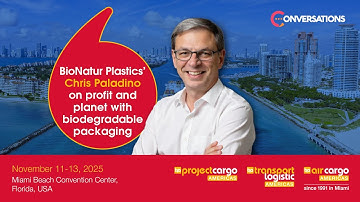 Chris Paladino of BioNatur Plastics on biodegradable plastics transforming air cargo sustainability