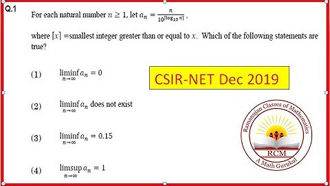 CSIR -NET 2019  Problem Solution (Real Analysis)|| CSIR NET ,GATE,NBHM||