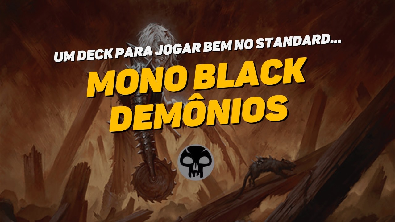 ⚫️💀 Novo Mono Black Demônios: um deck para chegar no mítico | MTG Arena | Standard melhor de 3