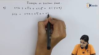 Boolean Laws (Example 5) | Logic Gates and Combinational Circuits | Digital Circuit Design