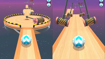 Sky Rolling Ball 3D - All Levels Gameplay Android, iOS #7 ( Level 62 - 66 )