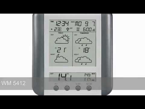 Technoline WM 5412 Meteotronic Wetterstation Thermometer Temperaturstation WetterDirekt Technoline WM 5412 Meteotronic Wetterstation Thermometer Temperaturstation WetterDirekt