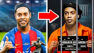 How did Ronaldinho go from a legendary player to end up in prison?