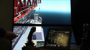 Vortex - Prototype of Liebherr BOS crane simulator integrated with Litronic controls