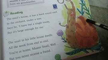 English Lesson 2 The snail