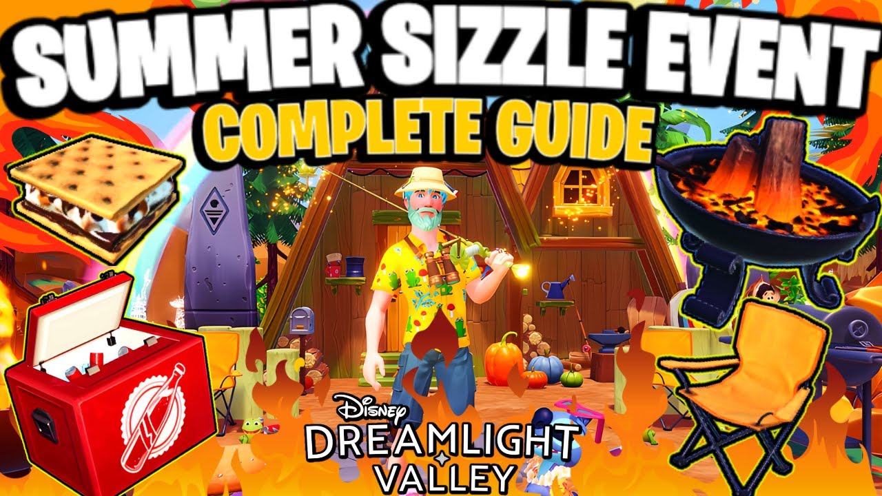 (2025) Summer Sizzle Event COMPLETE GUIDE! [New Rewards] | Dreamlight ...