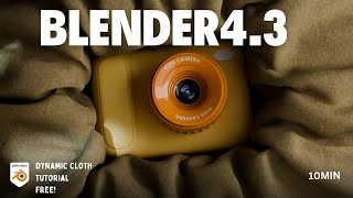 #1 Tutorial | Realistic Dynamic Cloth Simulation in Blender 4.3 |