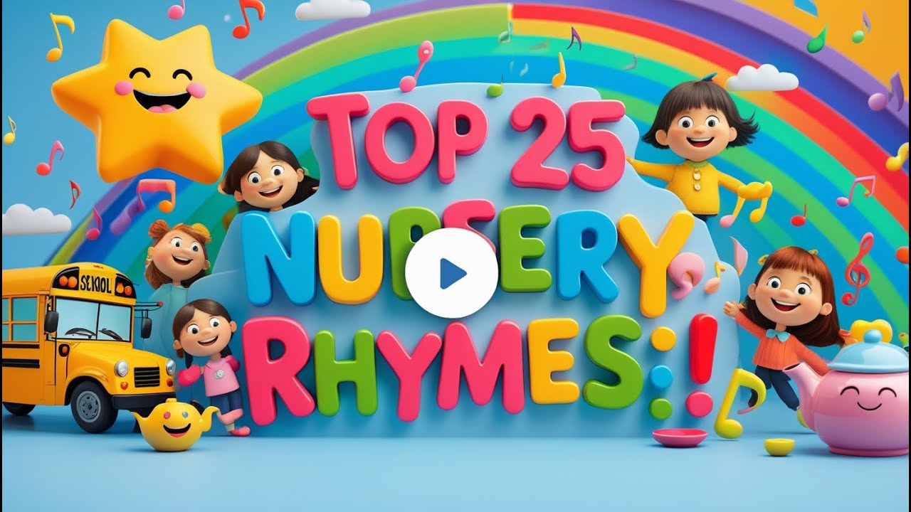 Top 25 Nursery Rhymes for Kids | Most Popular Baby Songs Collection ...