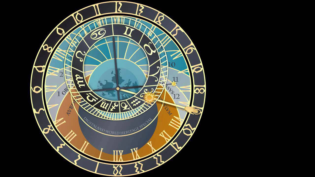 Prague Astronomical Flash Clock Flashでプラハの天文時計を作ってみた Youtube