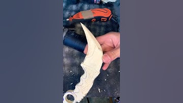 Karambit do CS GO #cs #csgo #jogos #karambit de madeira