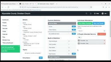 Elvanto Video 8: Taking Attendance