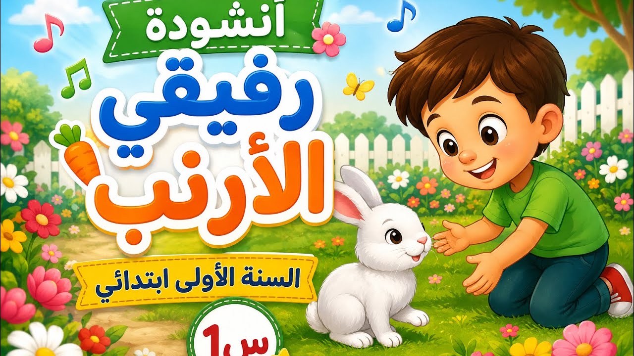 أنشودة رفيقي الأرنب، السنة الأولى ابتدائي 