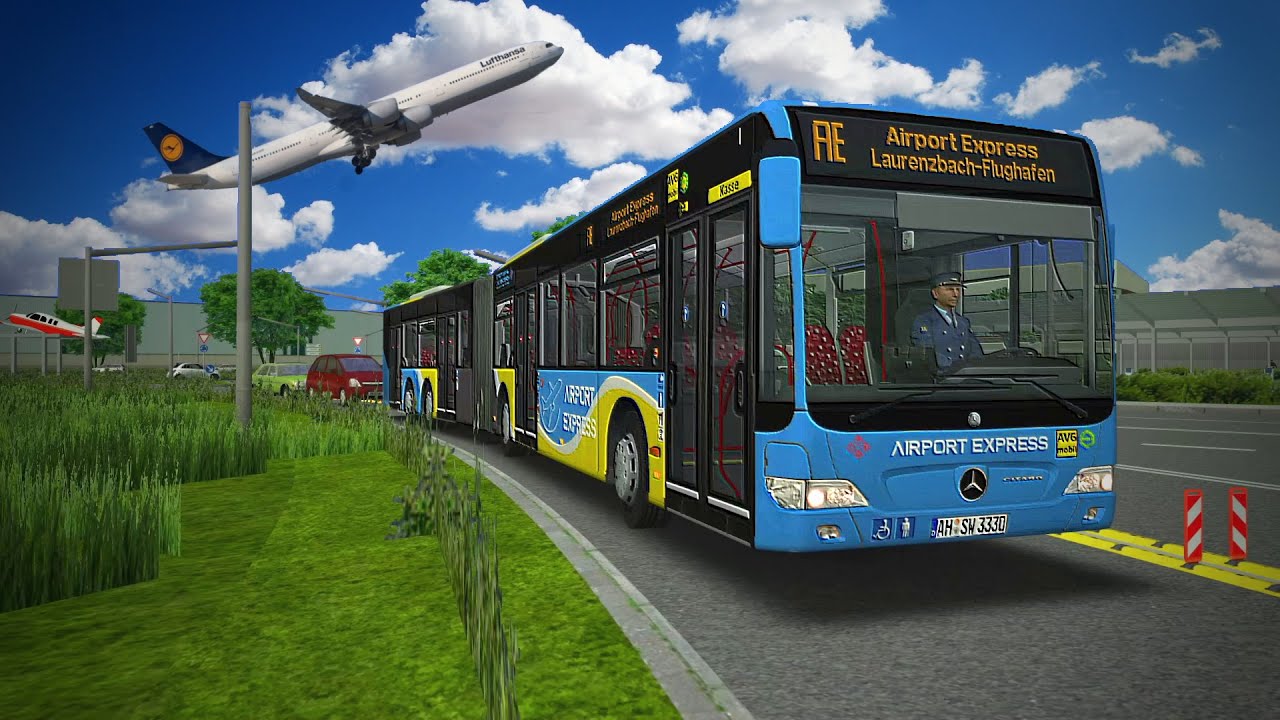 OMSI 2 Im EXPRESS-Bus zum Flughafen ☆ Let's Play OMSI 2 | #1056