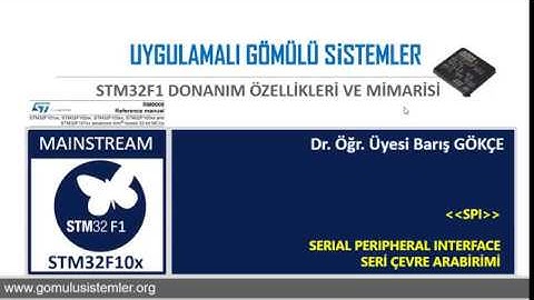 STM32F1 Donanım Mimarisi: SPI (Seri Çevre Arabirimi)