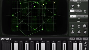 “Analog Fantasies II” experimental ambient music improv ANIMOOG Z synth app for iPad by SourceCodeX
