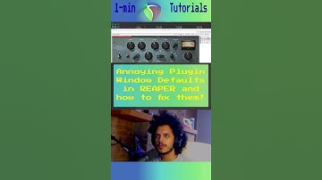 1-min REAPER Tips: FX Window Hacks | #shorts