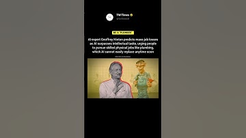 AI expert Geoffrey Hinton warns of massive job losses as artificial intelligence...