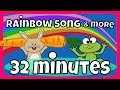 Rainbow colors song   10 other great kids songs! | Kids Song Compilation | The Singing Walrus