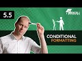 5.5 Conditional formatting [Excel formulas & data operations | FREE ONLINE COURSE]