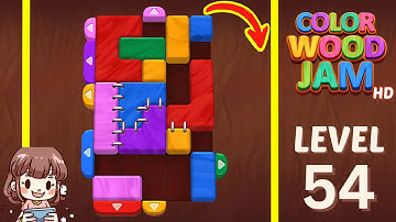 Color Wood Jam Level 54 Solution Walkthrough