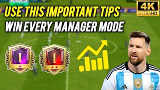 How To Win Every Manager Mode In Fc Mobile