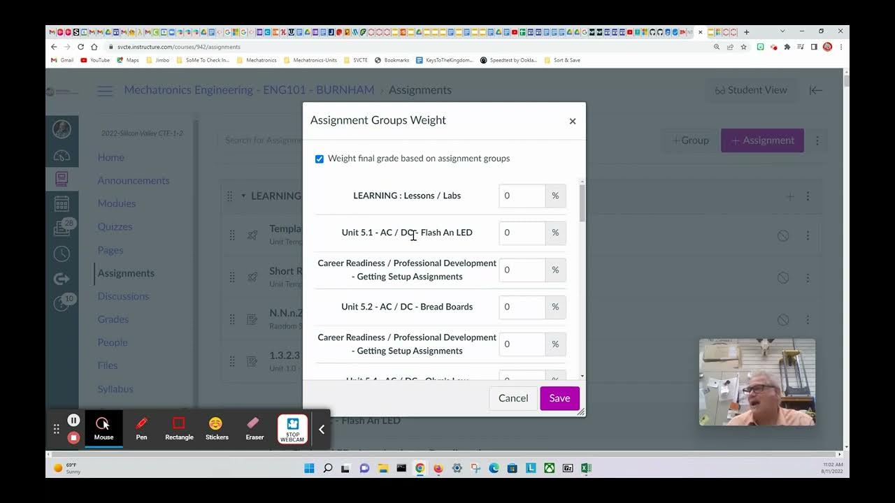 Canvas Grading Assignment Groups YouTube